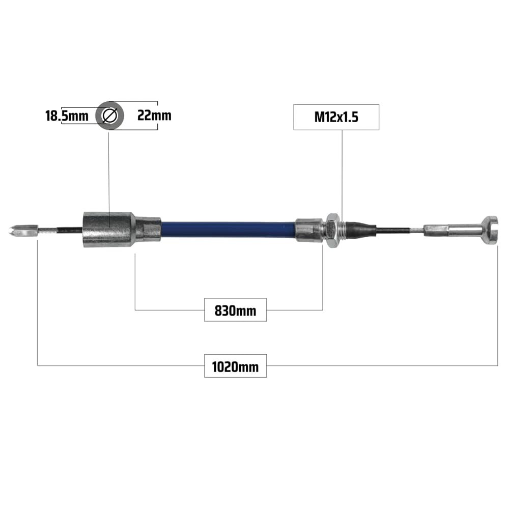 Bremsewire Premium til KNOTT Hurtigfeste/Hylse 18mm