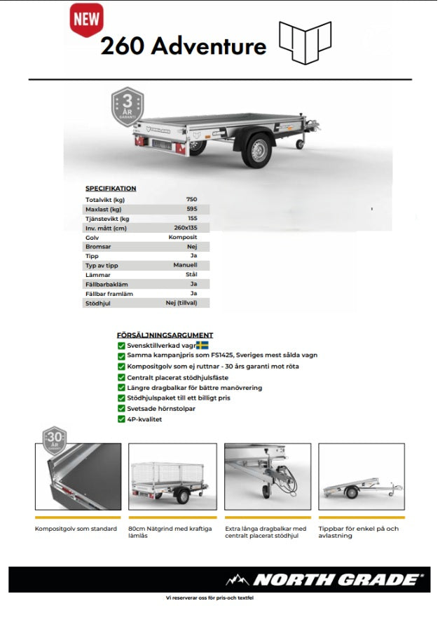 4P Adventure 260 A
