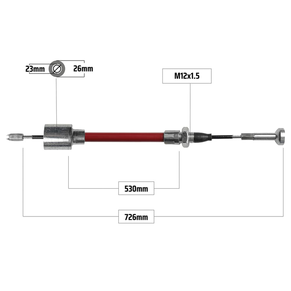 Bremsewire Premium til AL-KO Hurtigfeste/Hylse 23mm