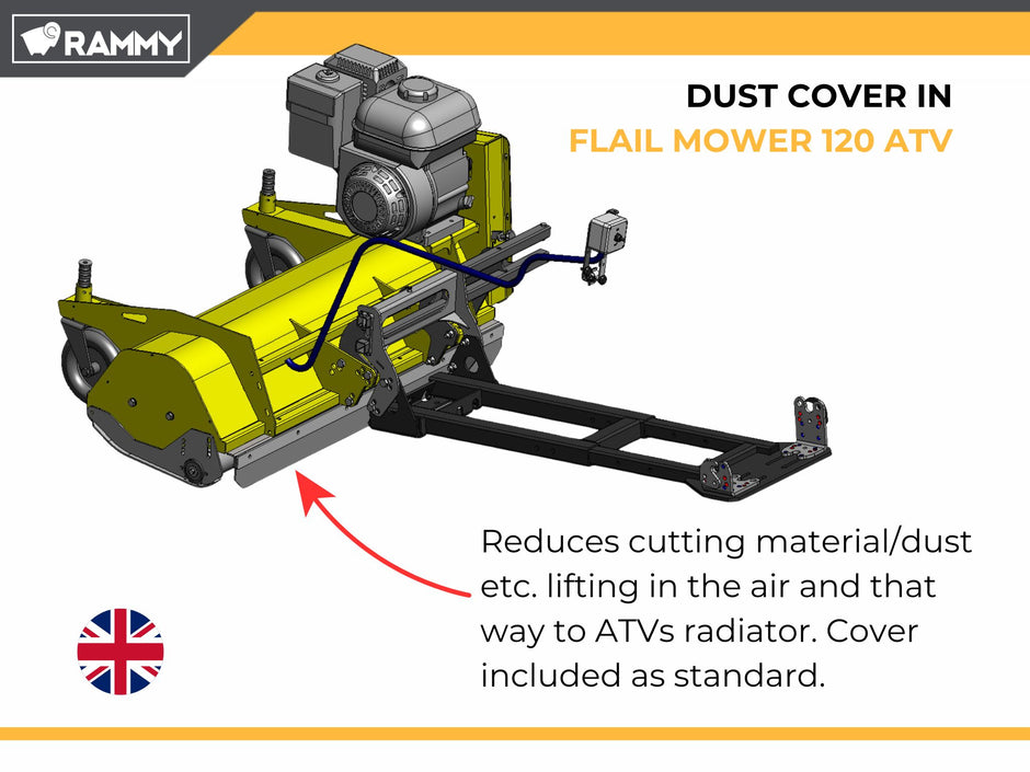 Rammy Brush cutter 120 ATV PRO (Ryddesag)