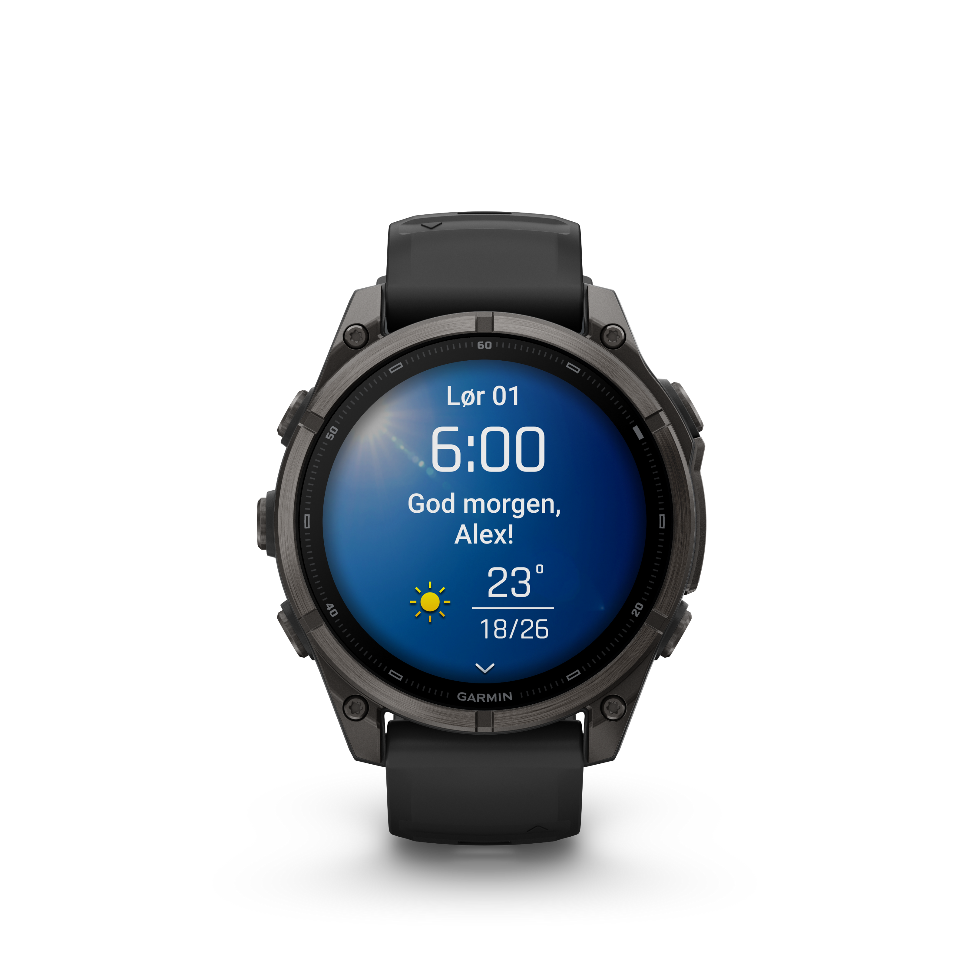 Garmin fēnix® 9, AMOLED Sapphire