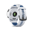 Garmin Forerunner 265 Whitestone/Tidal Blue – bakside