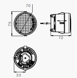 BAKLYKT ROUNDPOINT II / ROUNDPOINT II LED