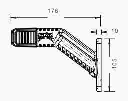 SIDEMARKERINGSLYS SUPERPOINT IV LED